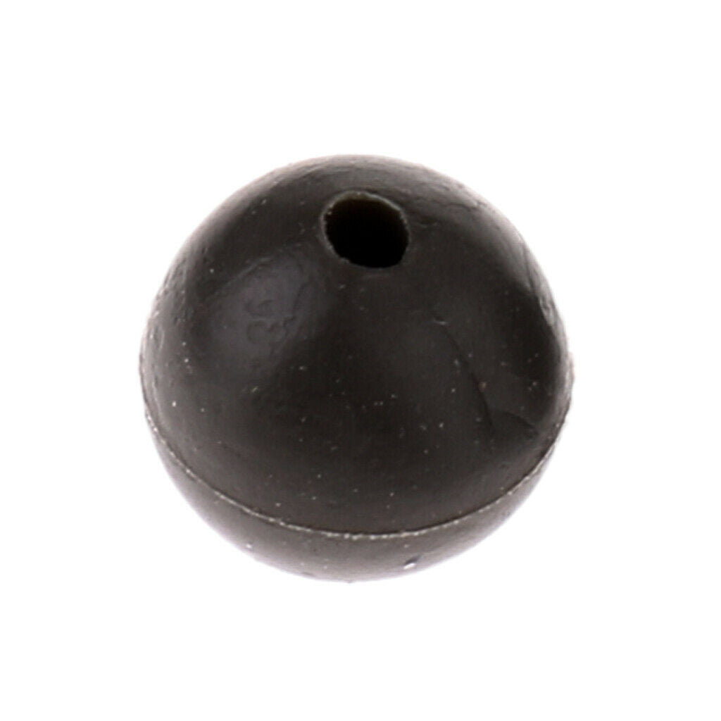 20x 5mm Rubber Fishing Beads Lure Floating Rig Beads Carp Fishing Accessory