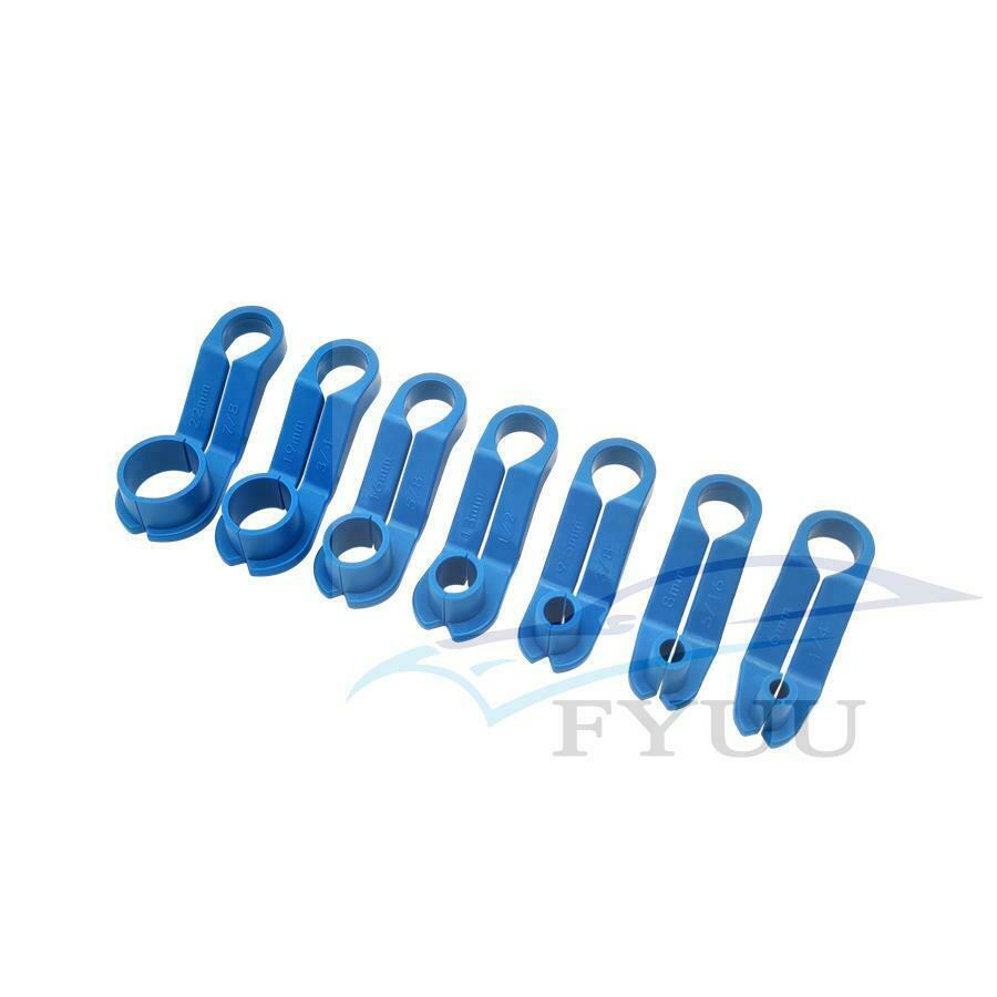 7 Sizes AC/Fuel Line Angled Disconnect Tool Set for Ford Chrysler AC lines 39400