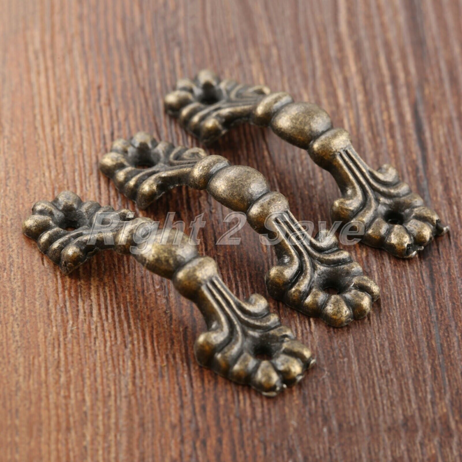 Retro Furniture Door Pull Handles Cupboard Bookcase Drawer Cabinet Knobs 42*12mm