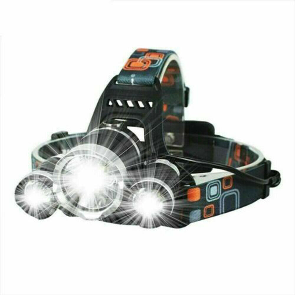 Waterproof 90000LM 3X T6 LED Headlamp Headlight Flashlight Head Torch 18650 Camp
