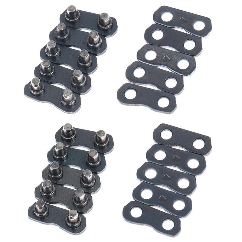 10Pcs Stainless Steel Chainsaw Chain Joiner Link For Joinning 325 058 ChainsFCA