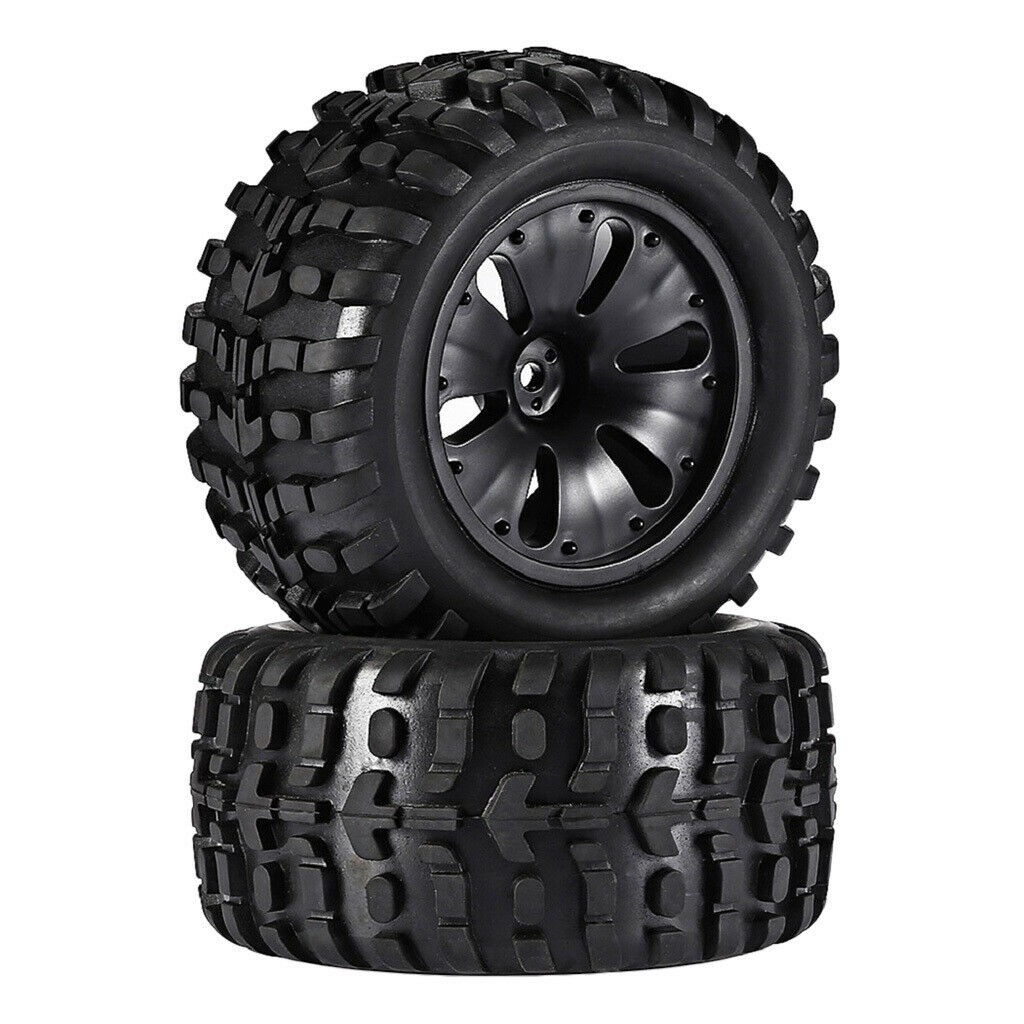 RC Car Rubber Tires Tyres Set for MT ZD Racing 1:10 RC Crawler Monster Car
