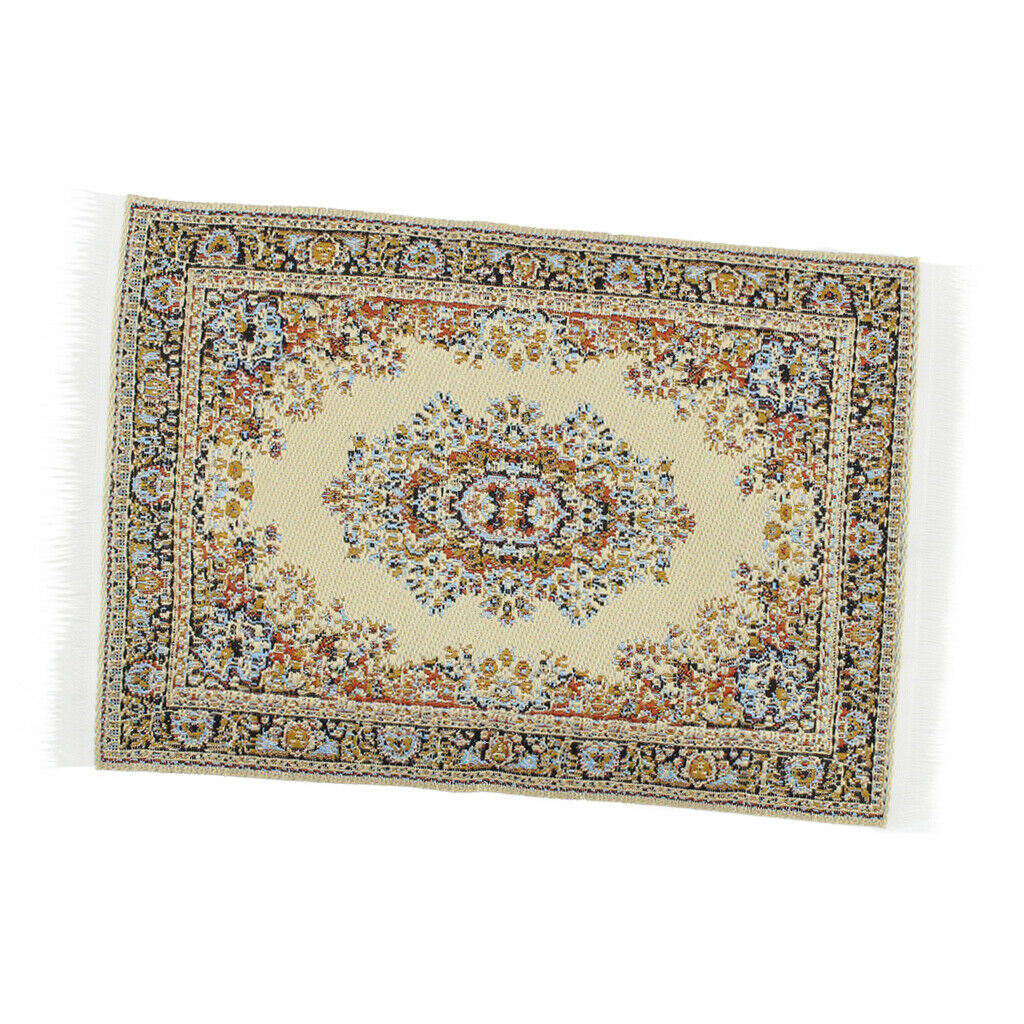 2 Pieces Handmade Miniatures Carpet Turkish Style