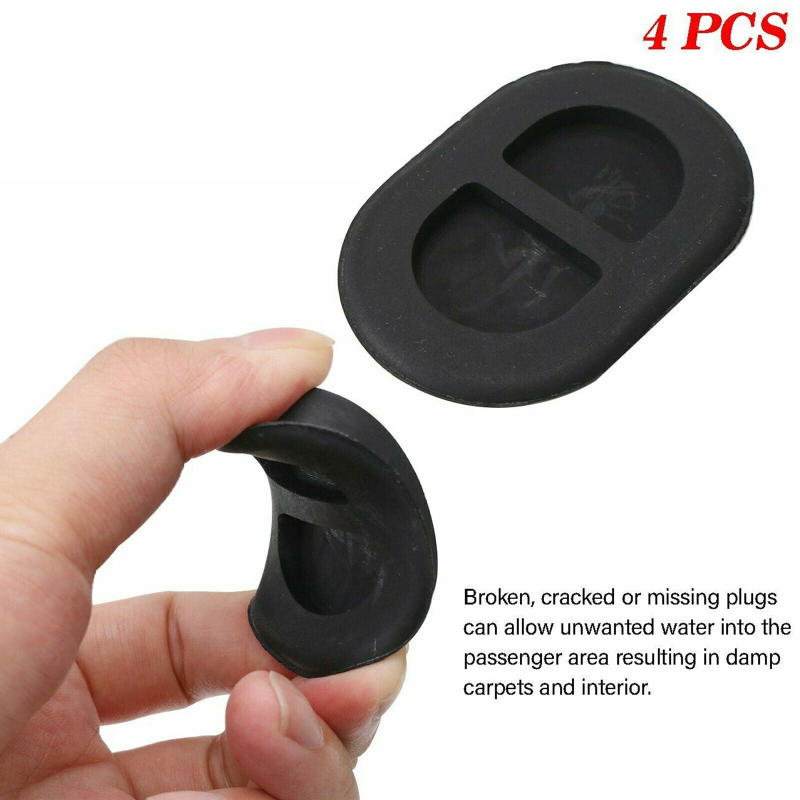 7pcs Small Rubber Floor Drain Plugs Pan Body Plug For Wrangler JK 07-17 CN