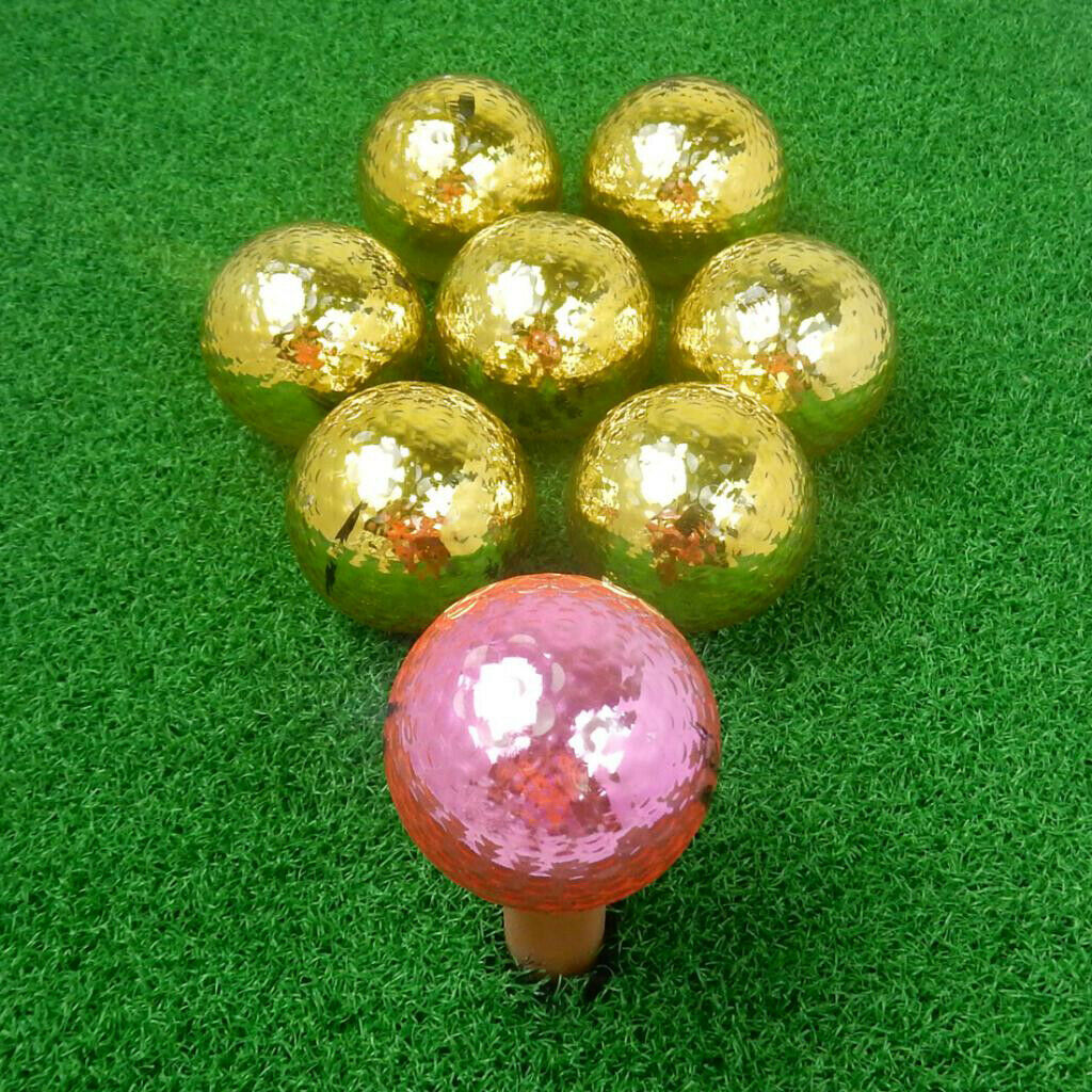 2X 1 Piece Pro Double Layer Golf Ball for Match or Practice Play Random Color