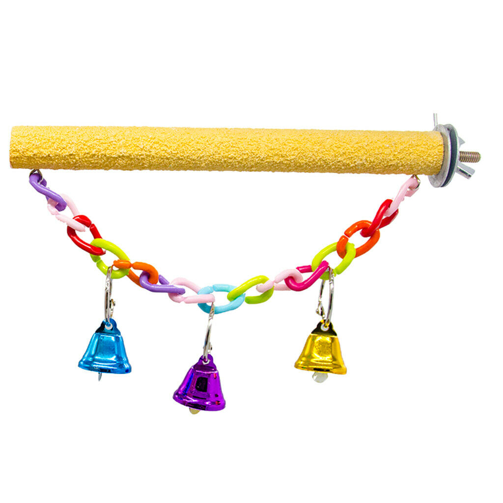 3 Pack Bird Parrot Toys Set  Pet Bird Cage Parrot Climb Chew Toys for Small