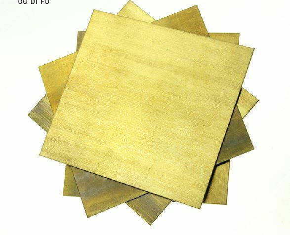 1Pcs Brass Metal Sheet Plate 2mm x 100mm x 100mm New