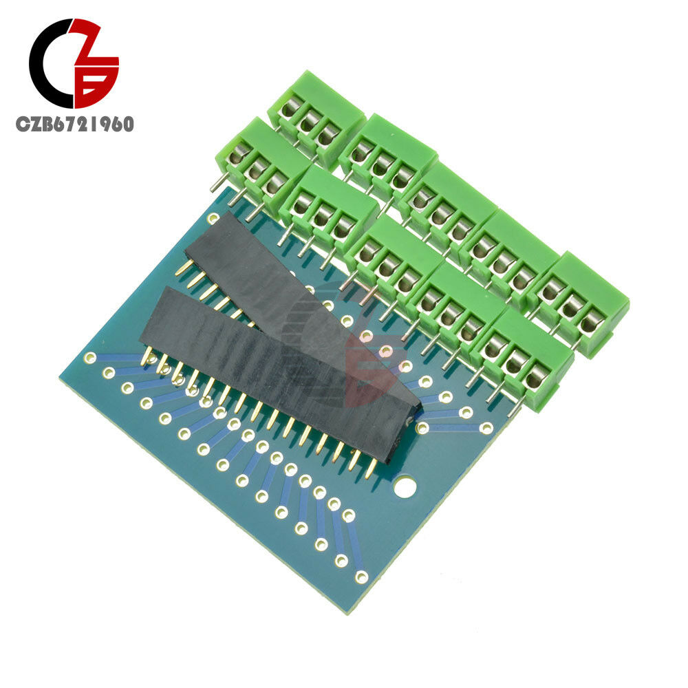 Nano V3.0 ATmega328 CH340G + Expansion Board Terminal Adapter for DIY Arduino