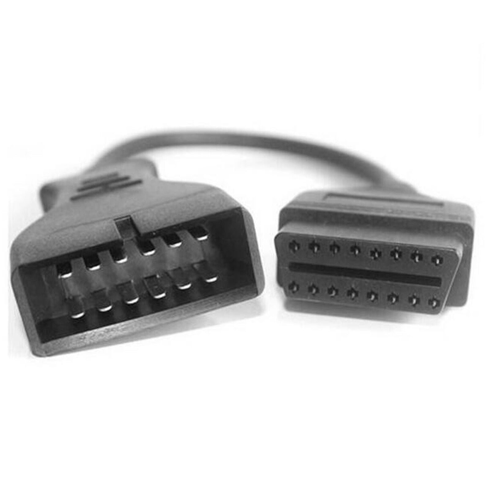 12-Pin OBD1 To OBD2 Adapter Cable For Diagnostic Code Readers Auto Scan Tools