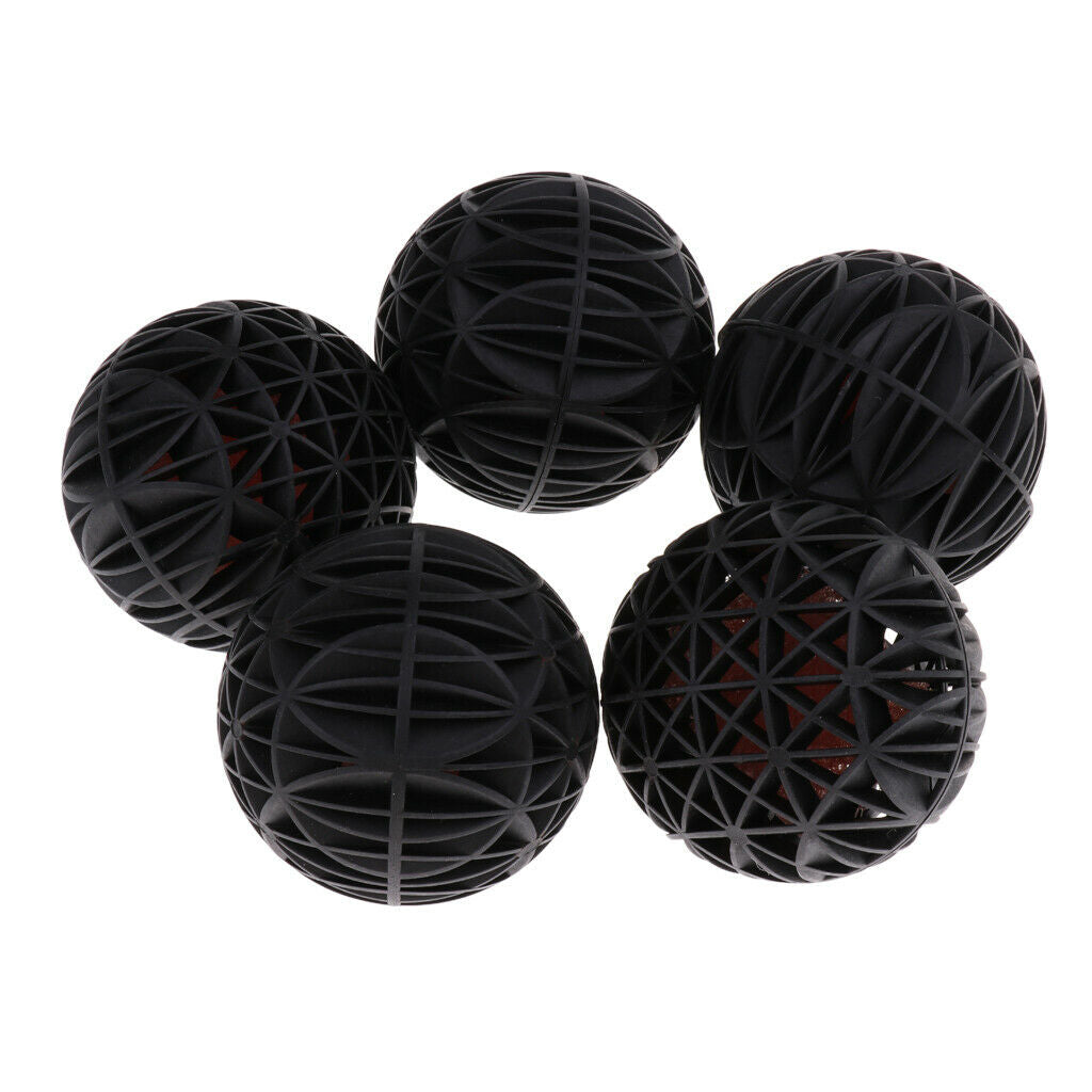5Pcs Aquarium Media Moss Ball for Fish Tank Absorbs Nitrates Provides Oxygen