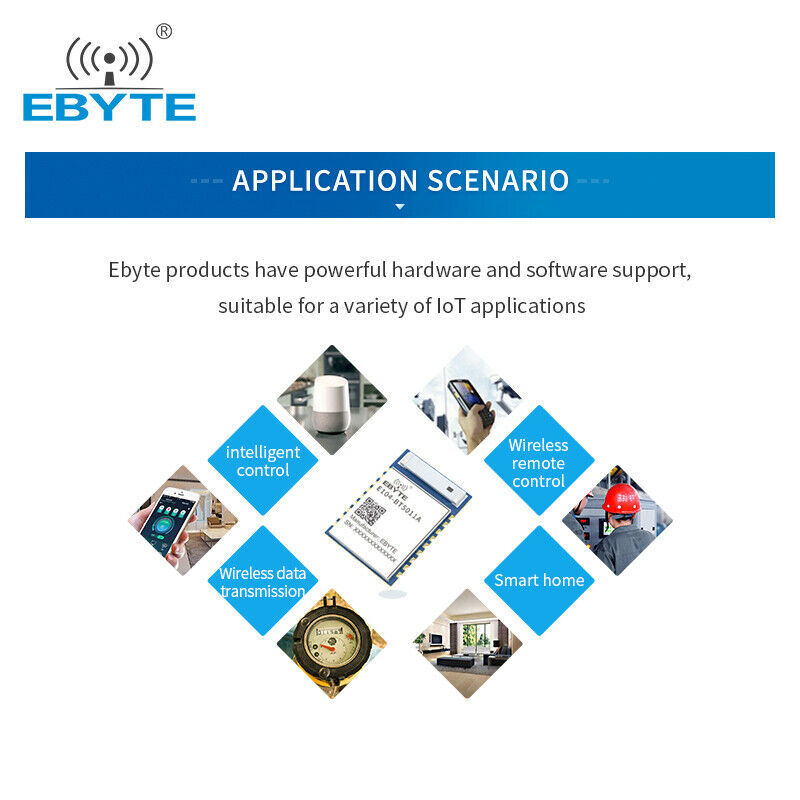 nRF52811 wireless module Long range transceiver E104-BT5011A BLE 5.1 module