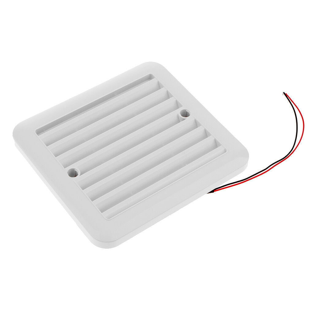 Boat Marine RV Motorhome Trailer Side Vent Ventilation Exhaust Fan White