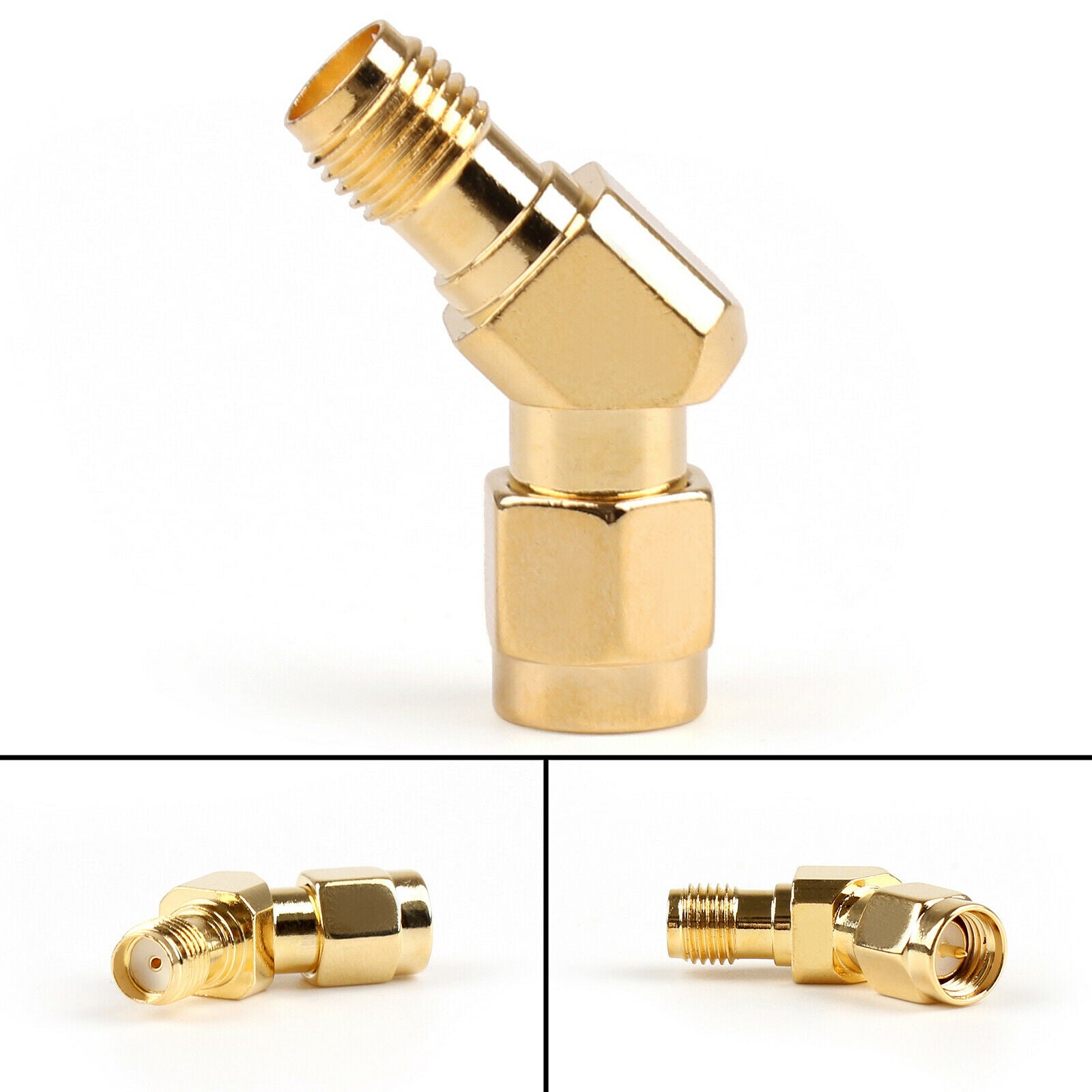 10Pcs SMA Male to SMA Female 45 Degree 135¡ãAdapter Connector For FPV Antenna CA