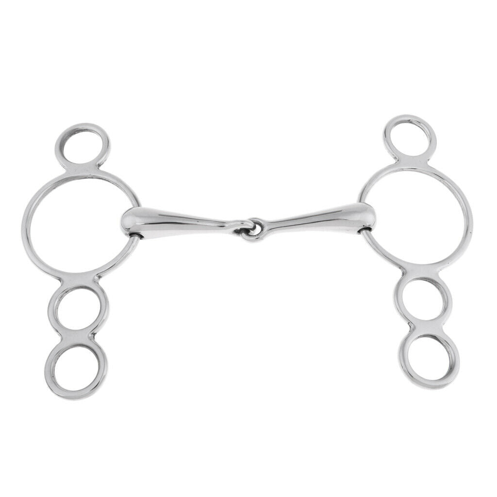 135mm English Medium Port Gag Bit Horse Tack