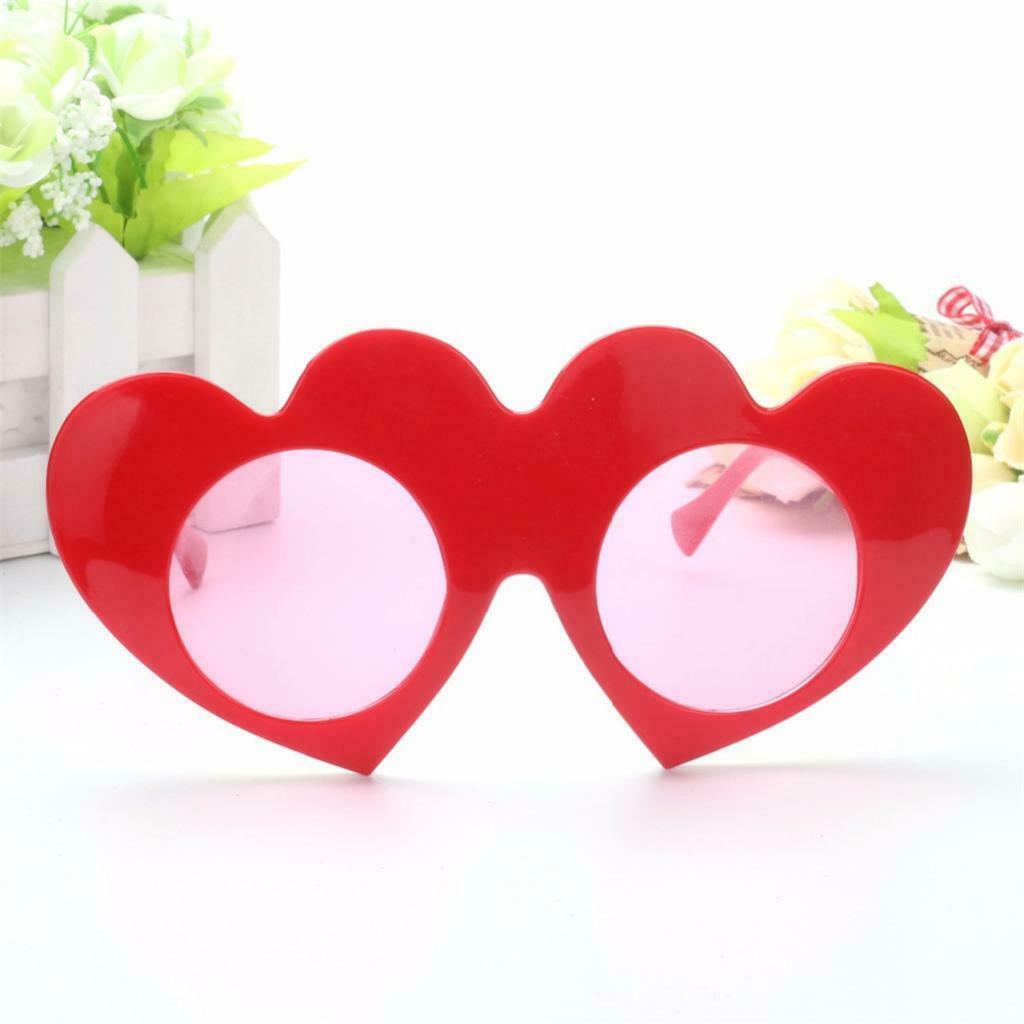 Romantic Heart Let it Snow Framed Plastic Glasses Woman Costume Accessories