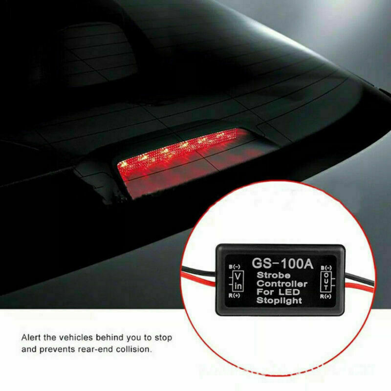 10x GS-100A Flash Strobe Controller Flasher Module Box For LED Brake Stop Light