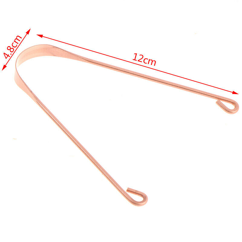 Tongue Scraper Cleaner Metal Cleaning Scraper for Men/Women Tongue Toothb.l8