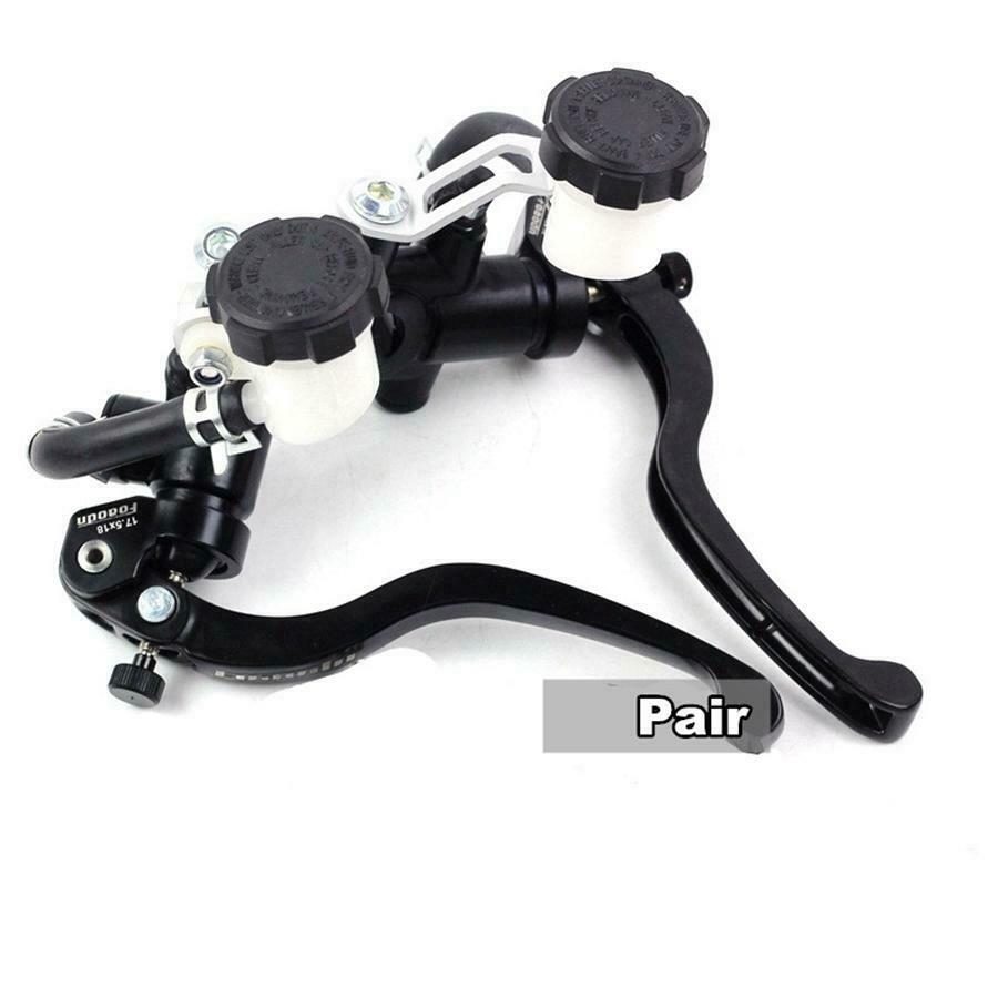 7/8" Motorcycle Left Brake Clutch Pump Lever Radial Master Cylinder For Yamaha