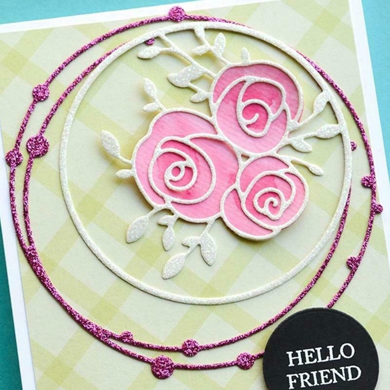 Circle Metal Cutting Dies Stencil Scrapbooking DIY Album Stamp Paper Card Emboss