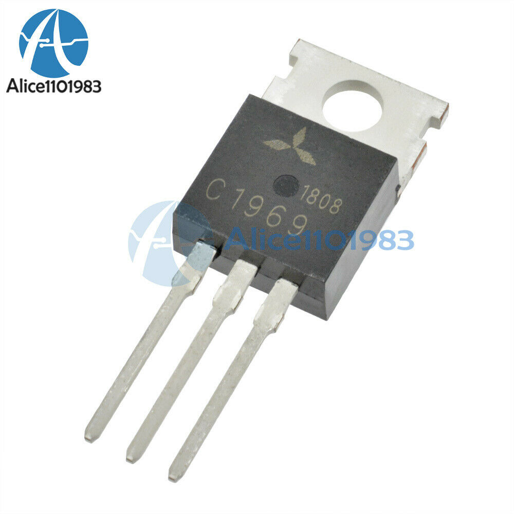 5PCS 2SC1969 C1969 TO-220 RF POWER TRANSISTOR EPITAX