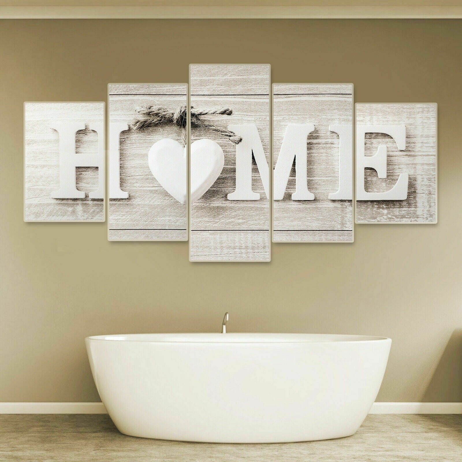 5Pcs Unframed Modern Wall Art Painting Print Canvas Picture Room Home Decor Gift