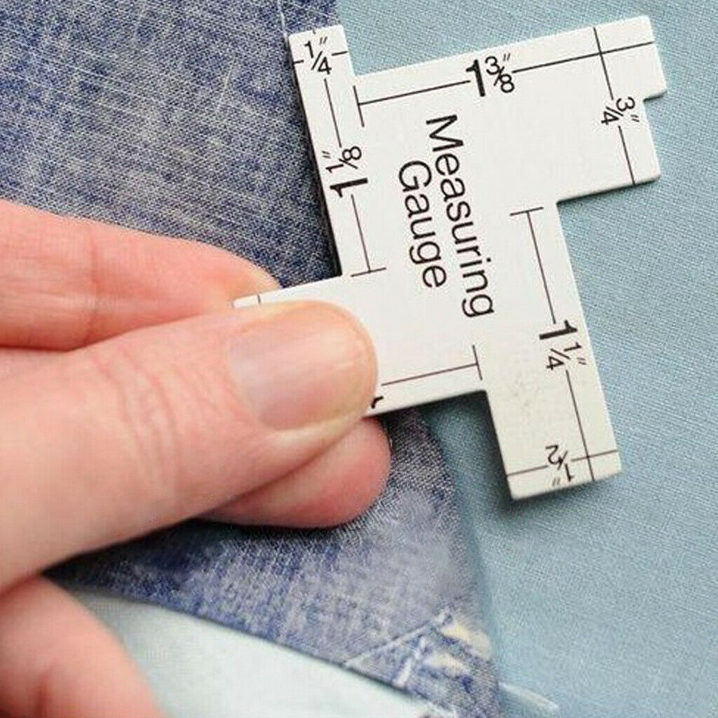 1pc 2inch Seam Measuring Gauge Sewing Quilting Patchwork Garment Ruler DIY