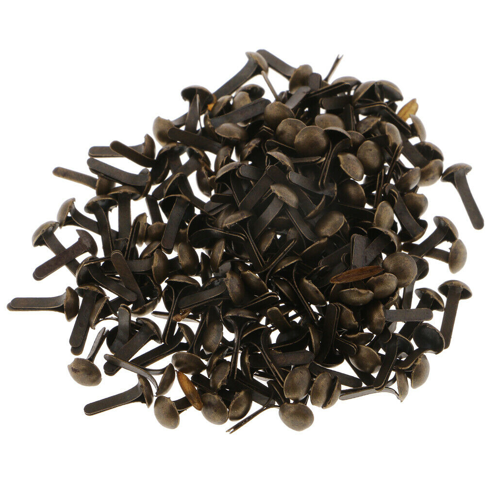 3X 200x Iron Metal Brads Embellishment for DIY Card Making Christmas Decor