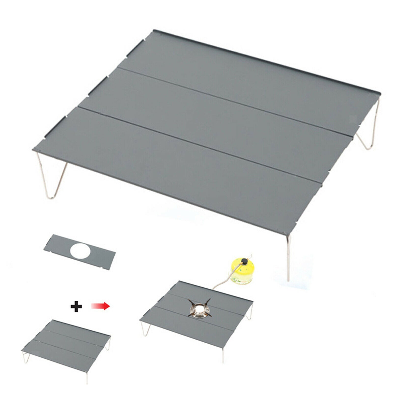 Folding Table Aluminum Plate for Beach Table Side Table Outdoor Cooking