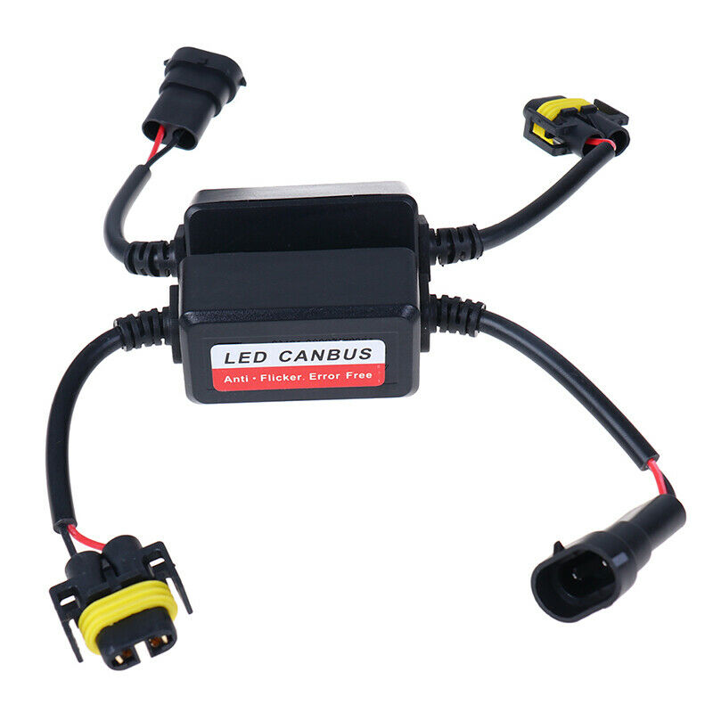 2x H11 LED Headlight Canbus Error Anti Flicker Resistor Canceller Deco.DD