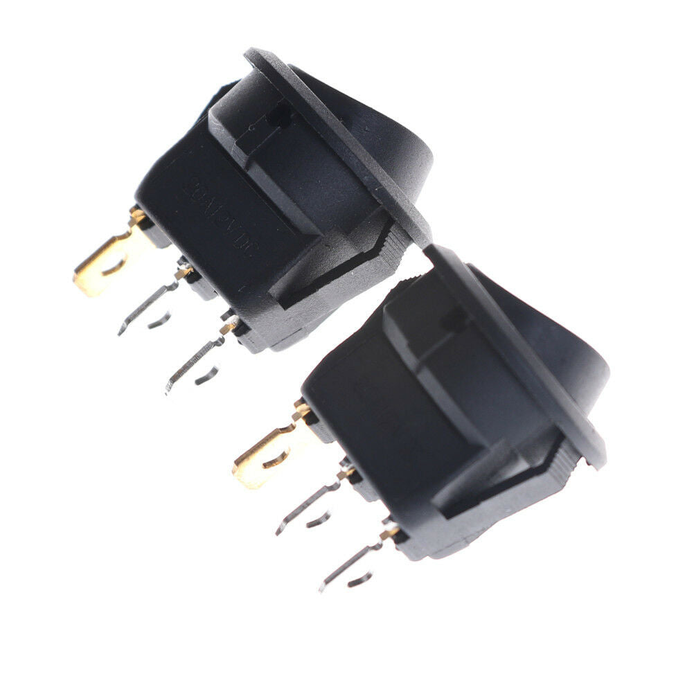 2pcs Parking Sensor Switch 12V 20A 3Pin Illuminated Rocker Switch Roun.l8