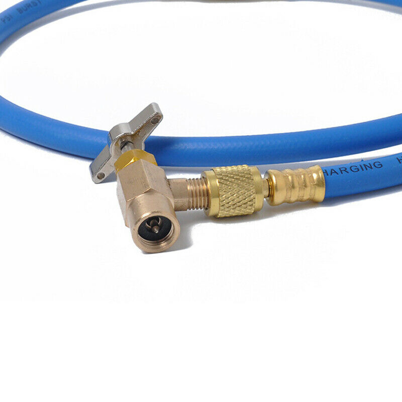 Car Air Conditioning AC R134A Refrigerant Charge Hose Low Pressure Gauge Monitor