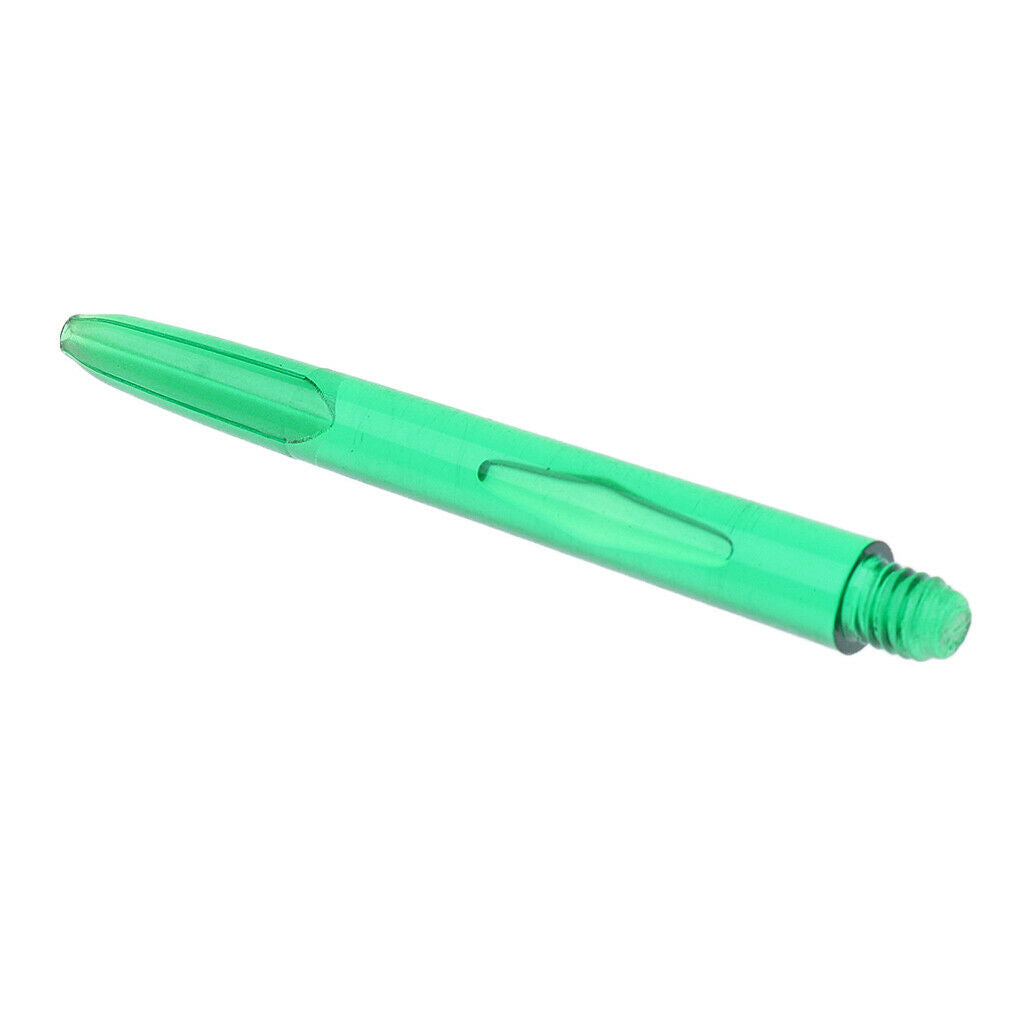 30 Pieces Universal Plastic 2BA Dart Shafts Replacement Dart Stems Green