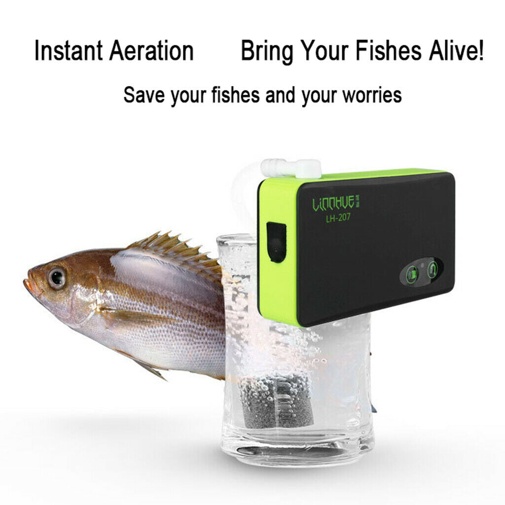Oxygenated Aerator USB Rechargeable Air Water Absorber Water Pump Fishing