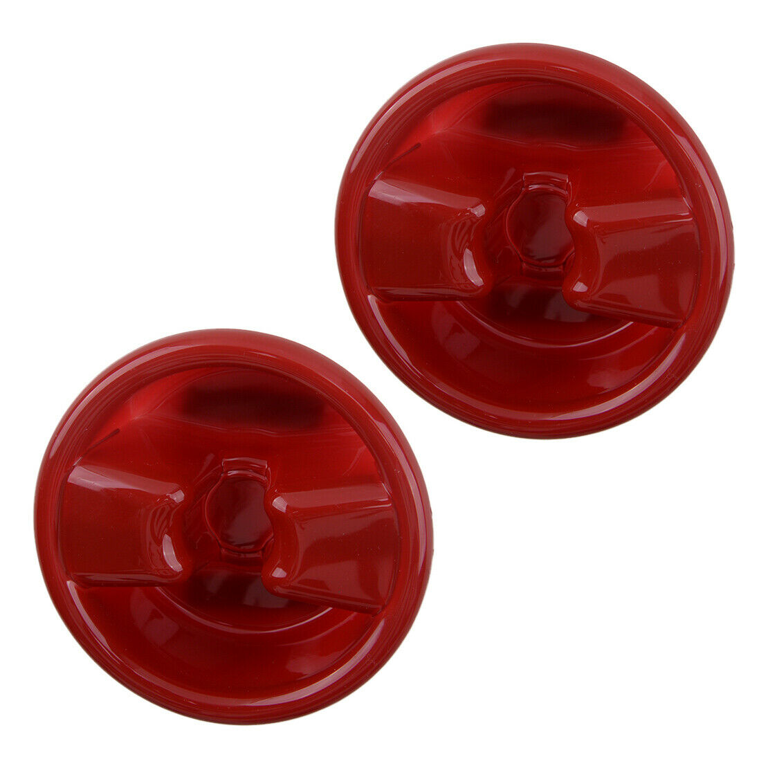 Red Car Roof Knob Cover Decoration Frame Fit For Jeep Wrangler JK 2007-2017