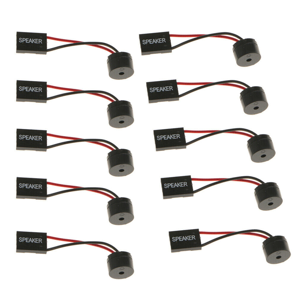 10pcs Motherboard PC Interanal Mini Onboard Case Alarm Buzzer Speaker