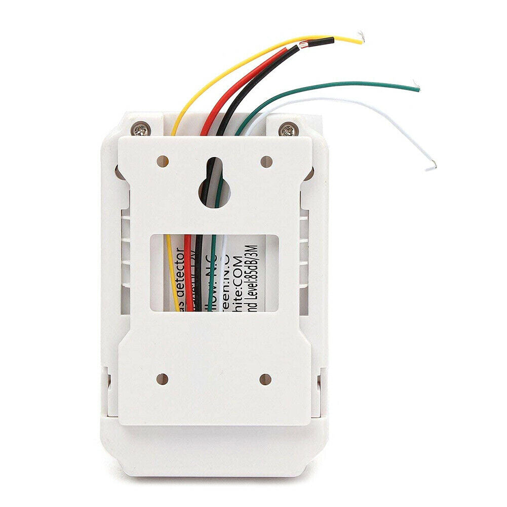 12V Wall Gas Detector Alarm Sound Light Warning Butane LPG Natural Smoke Sensor