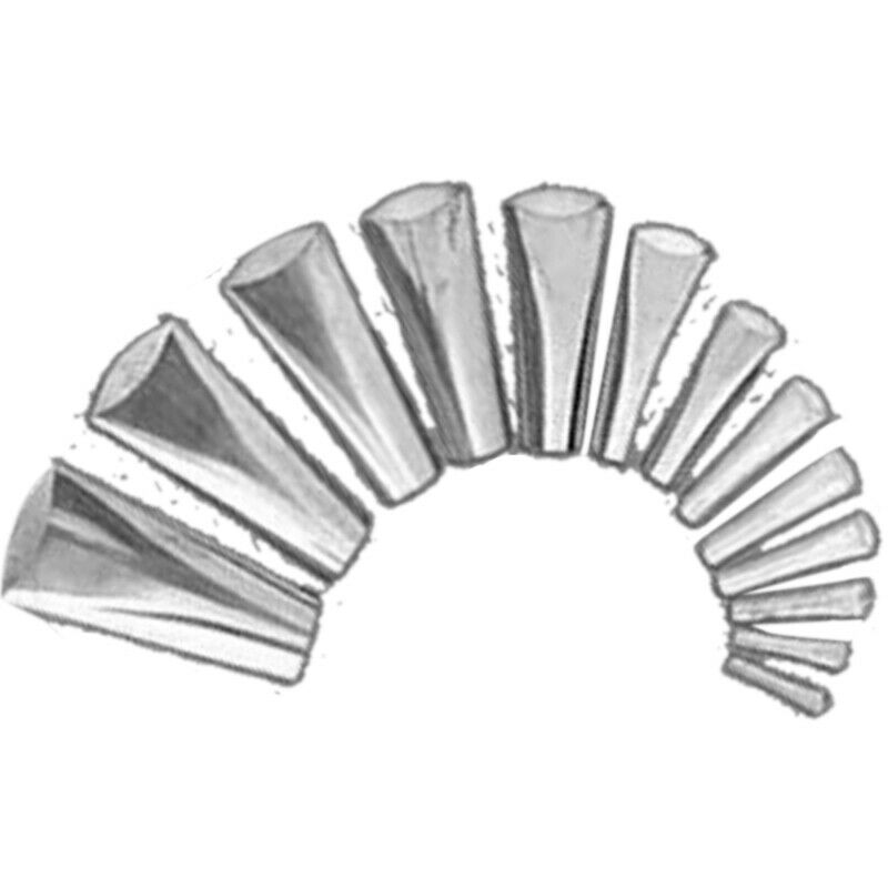 Caulking Finisher, 14Pcs Caulk Nozzle Applicator, Stainless Steel Sealant FiniO2