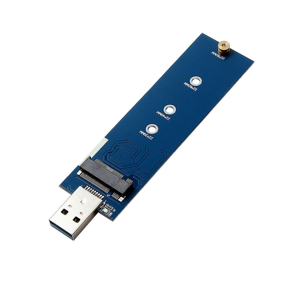 USB3.0 TO M.2 NGFF SSD External Enclosure Storage Case Adapter Aluminium Box