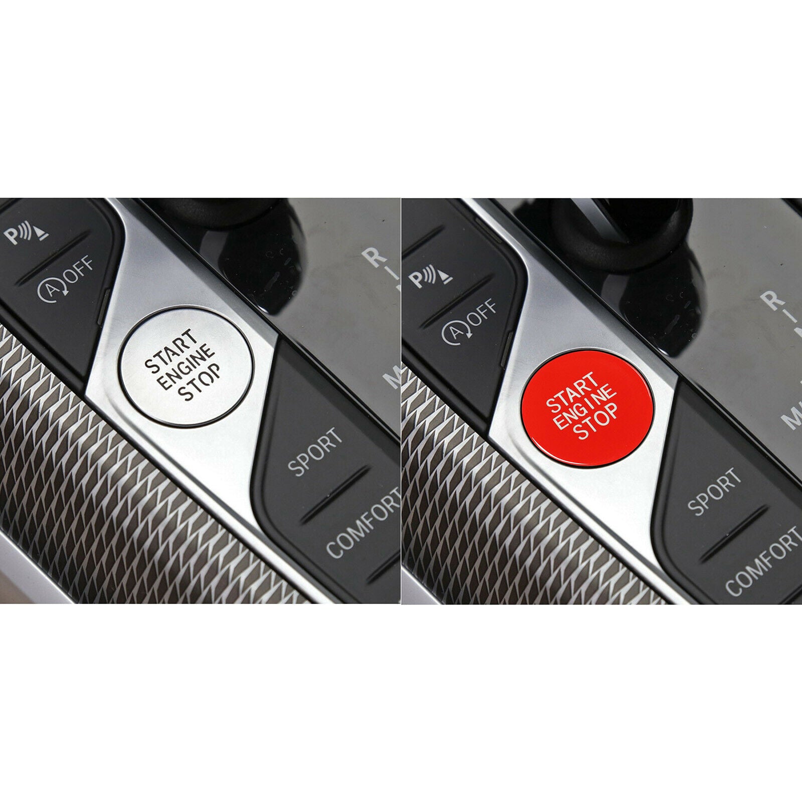 1 Pcs, Start Stop Button, Switch System, Door Button, Power Stickers, 0.8 "