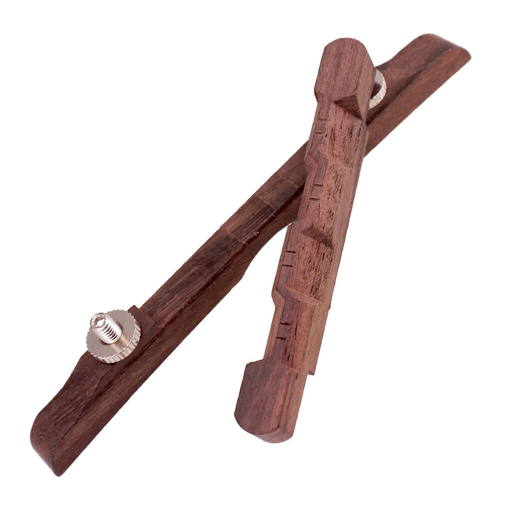 Adjustable Rosewood Guitar Bridge Saddle for Mandolin Jazz Replacement Parts