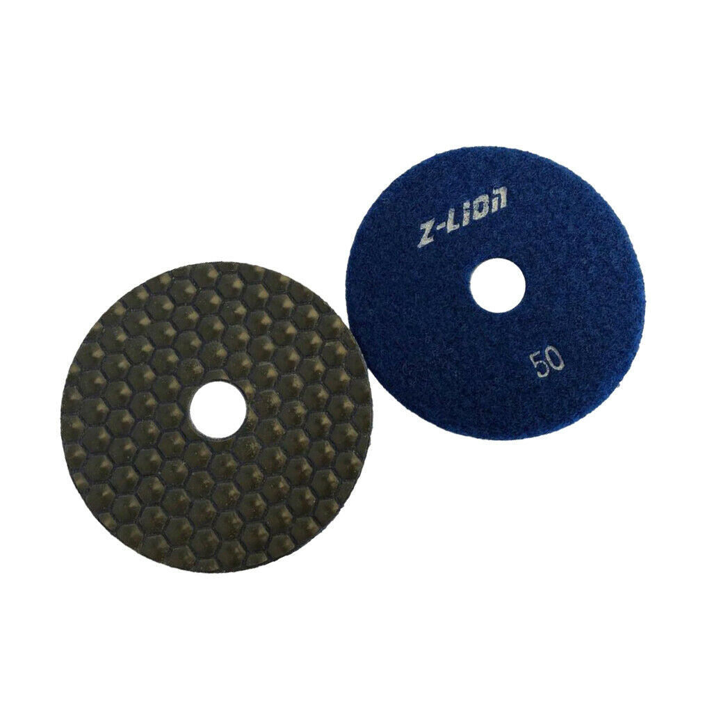 4inch Diamond Dry Polishing Pads for Concrete Granite Stone Marble 50#