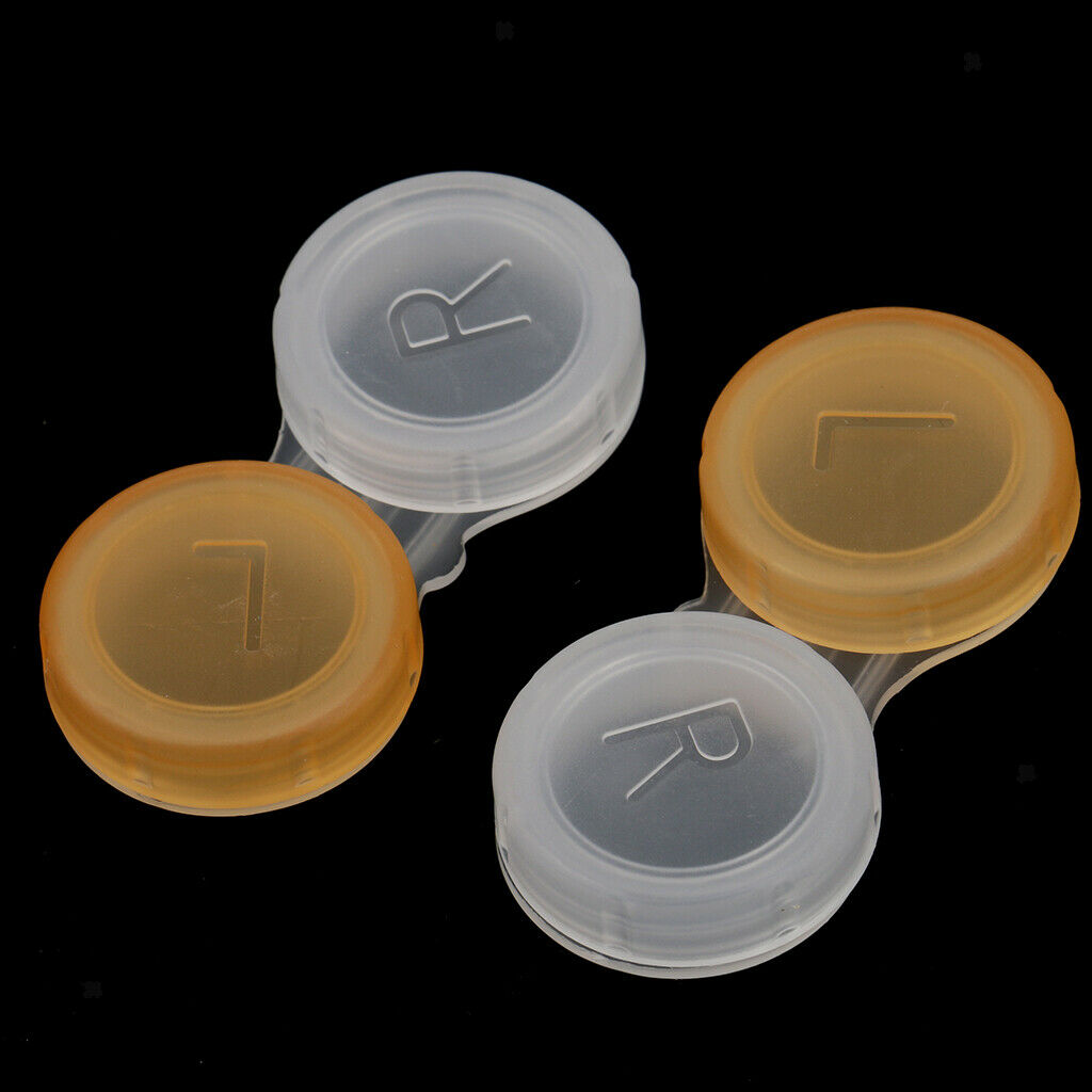Lot of 20pcs Portable Travel Mini Contact Lens Boxes Travel Soaking Cases