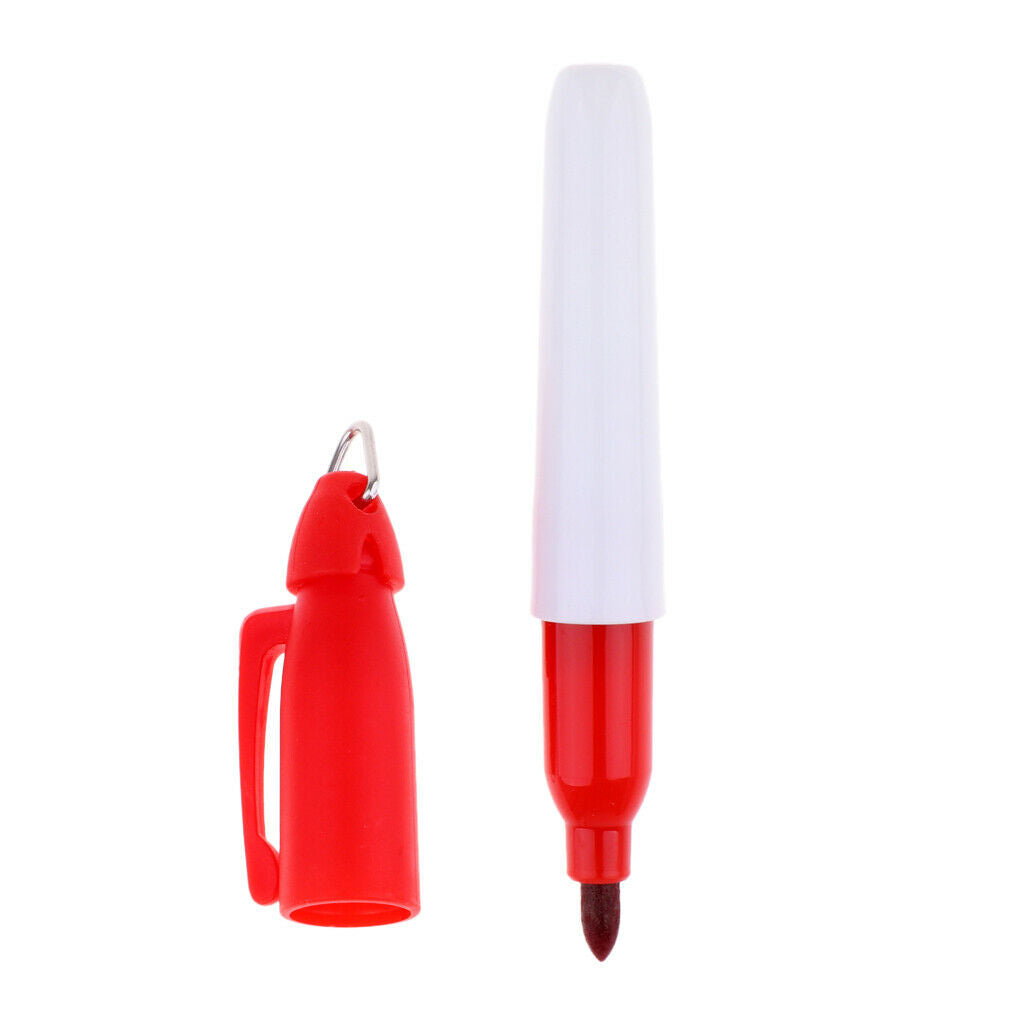 Prettyia Point Permanent Golf Ball Marker Pen Drawing Alignment Tool Red
