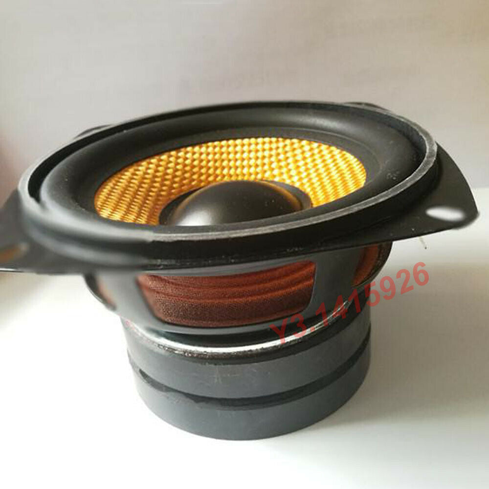1Pc  4 inch Portable Speaker 4 Ohm 15W Bass Speaker DIY Multimedia Subwoofer New