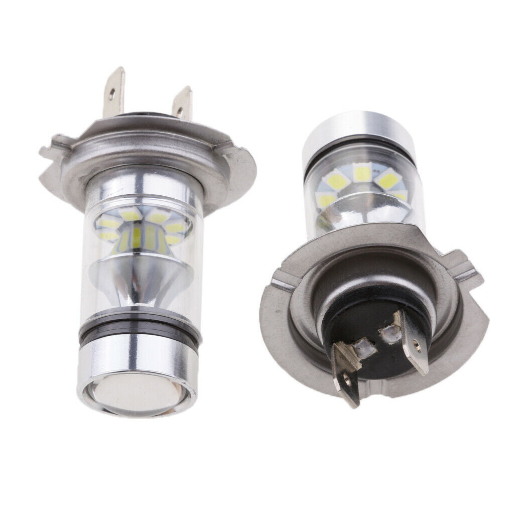 4 Pieces H7 100W Car Fog Driving Light LED Bulbs High Power White