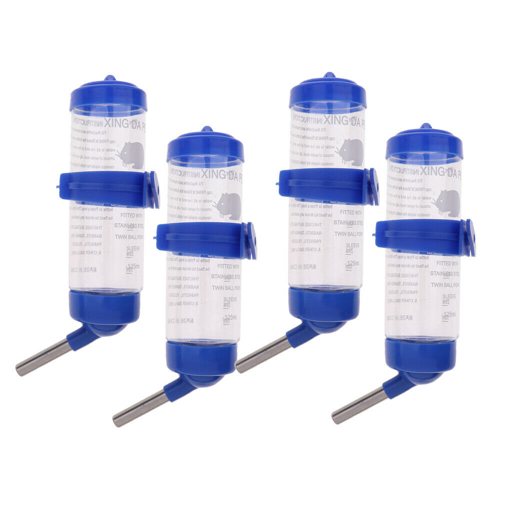 4 Pack Water Bottle with Automatically Feeding Water for Small