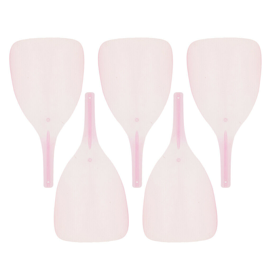 5 Pieces Salon Barber Hairspray Masks Makeup Eyes Protection Shields Pink