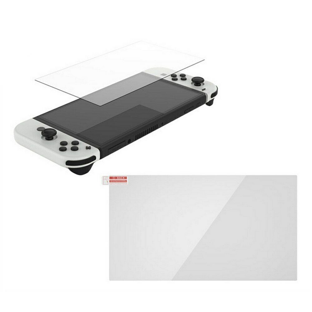 Screen Protector 2pcs/set Game Machine Screen Tempered Film for Switch OLED