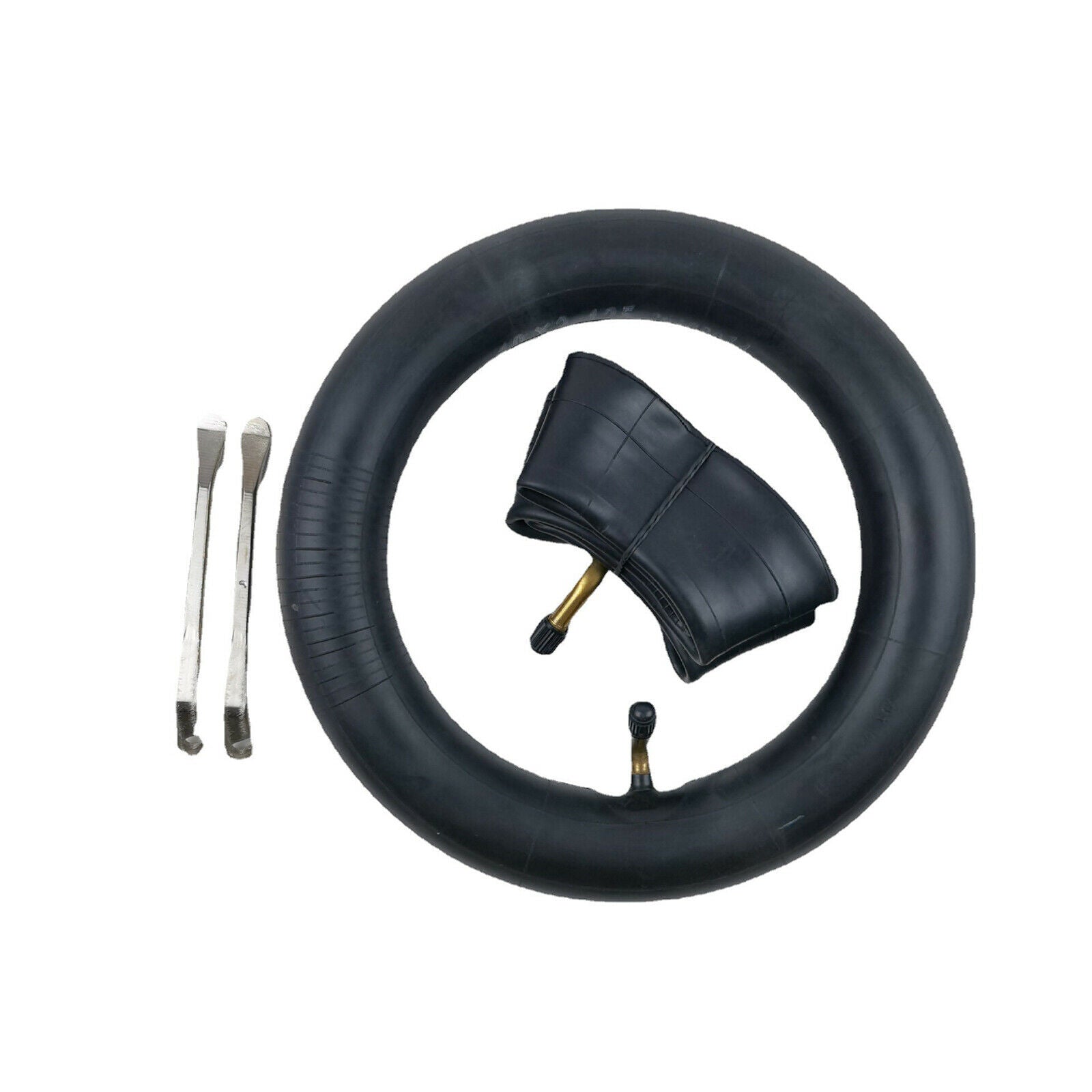2X Electric Scooter 10 Inner Tube 10X2.125 Rubber Curved Nozzle Spare Parts