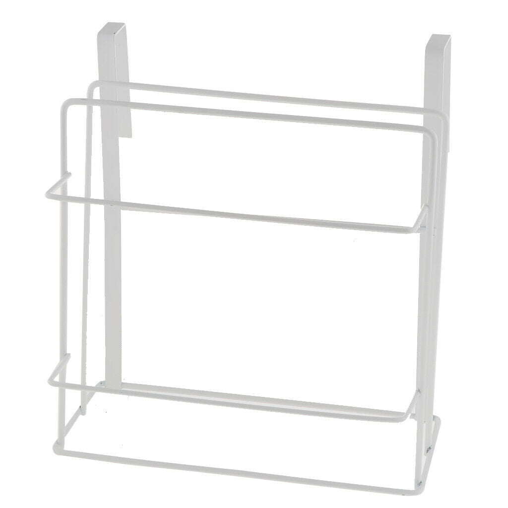 2pcs Metal Kitchen Storage Basket Hanging Container Dirty Cloth Hamper